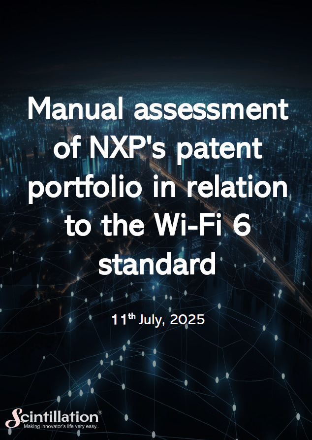 Manual Assessment of NXP's Patent Portfolio in Relation to the Wi-Fi 6 Standard