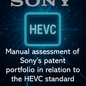 Manual Assessment of Sony's Patent Portfolio in Relation to the HEVC Standard