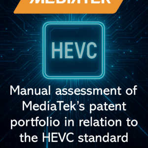 Manual Assessment of MediaTek's Patent Portfolio in Relation to the HEVC Standard